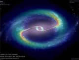 Numerical simulation of the structure of NGC 1300 under a strong bar potential
