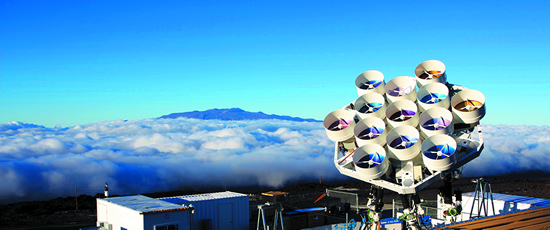 The second phase of AMiBA consisting of thirteen 1.2m antennas was completed at the end of 2009