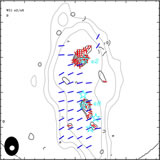 Morphology of magnetic field in high mass star formation region - W51 e2 and e8 cores