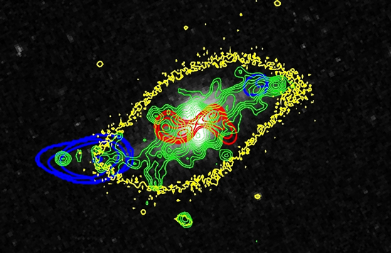NGC3801: AGN-feedback caught in the act.