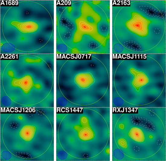 AMiBA-13 SZE maps