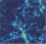 Dust enrichment in a cosmic volume